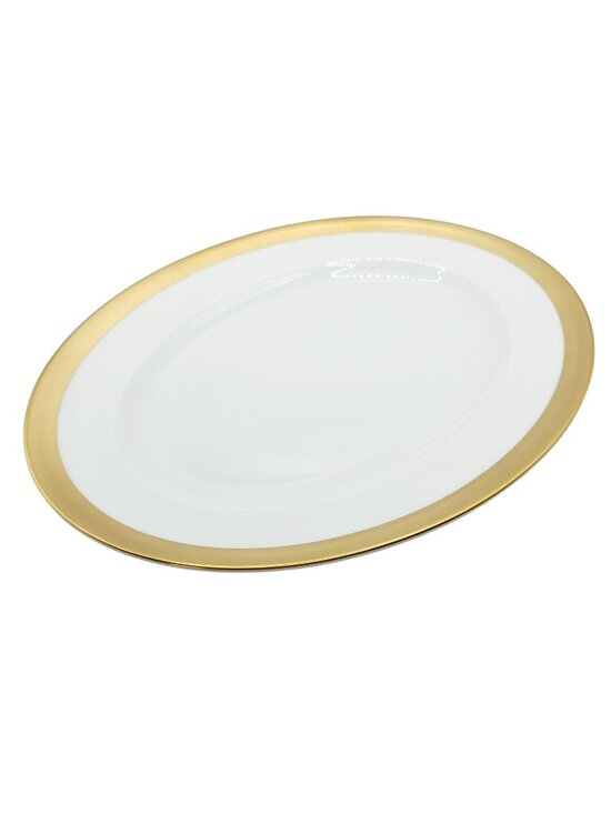 Wedgwood Other - Wedgwood Satine Gold Oval Dish Platter Tray 14 Inch NWT